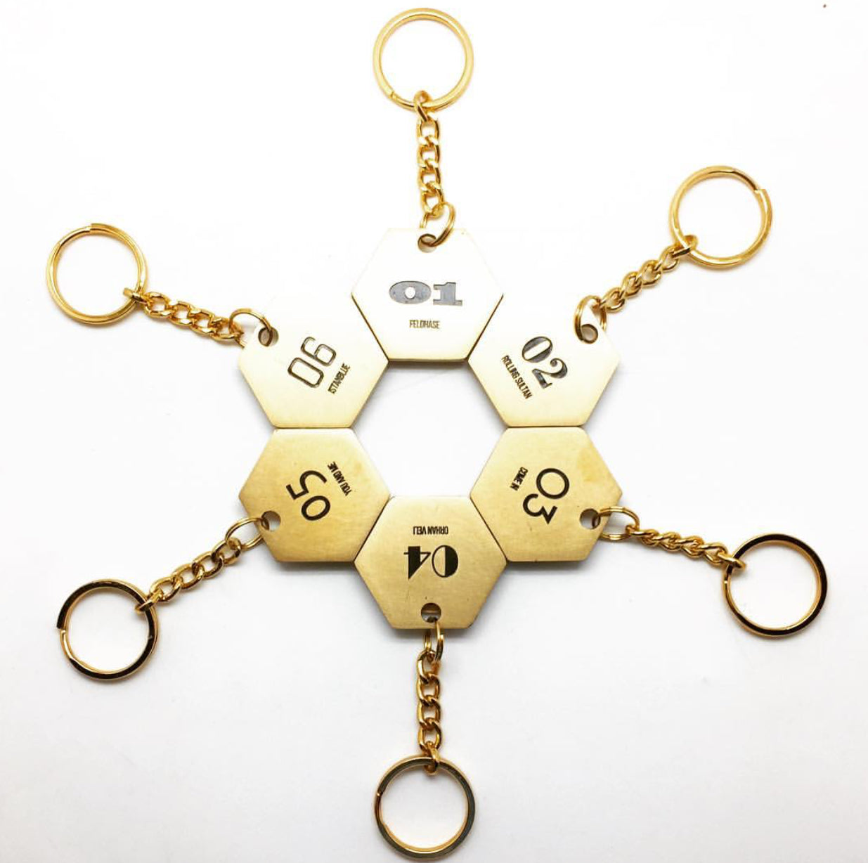 Brass Keychain