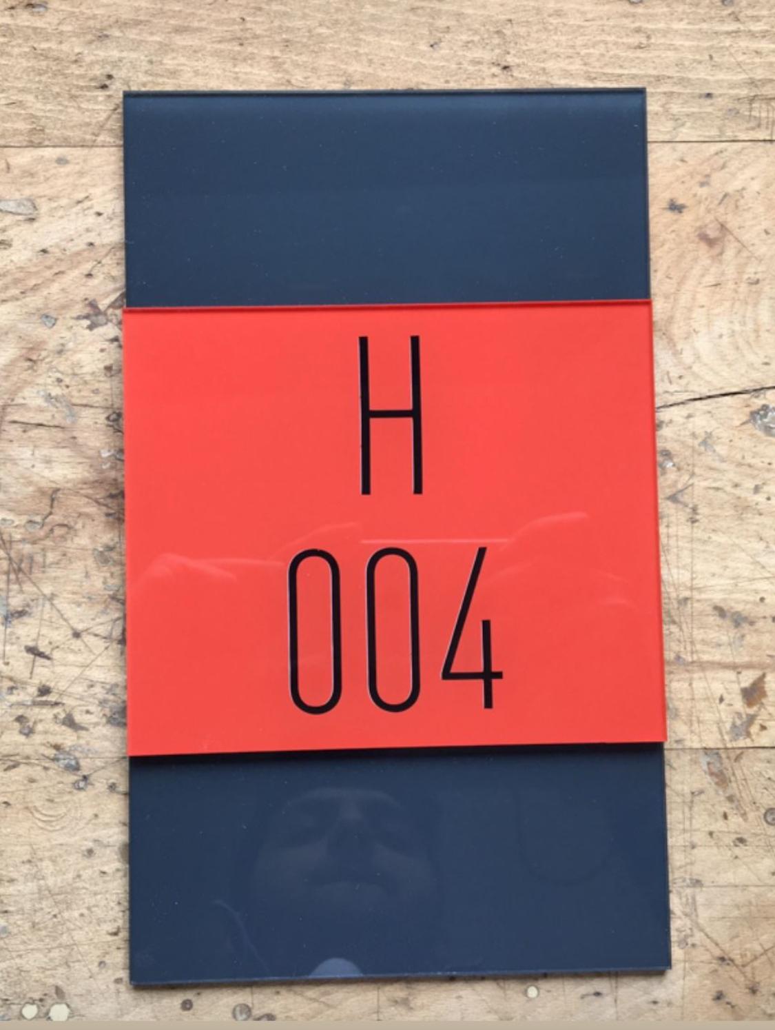 Acrylic Room Number