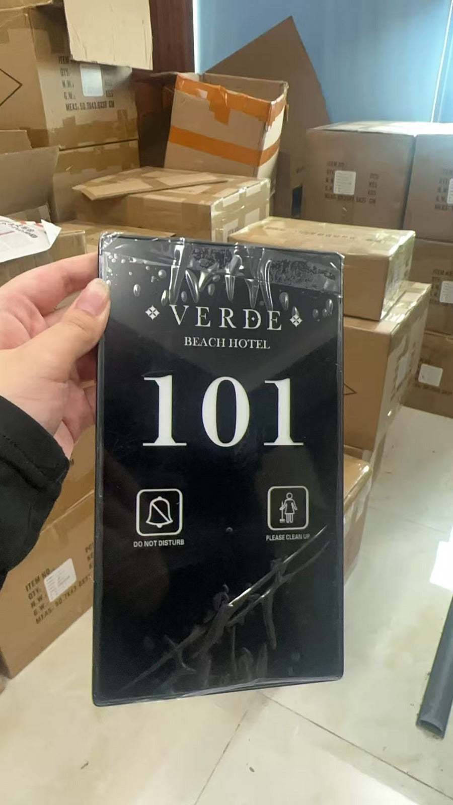 Custom Order DND Room Number