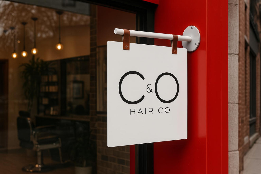 Sokakta Dikkat Çekmenin En Şık Hali: Çift Taraflı Kare Bayrak Tabela