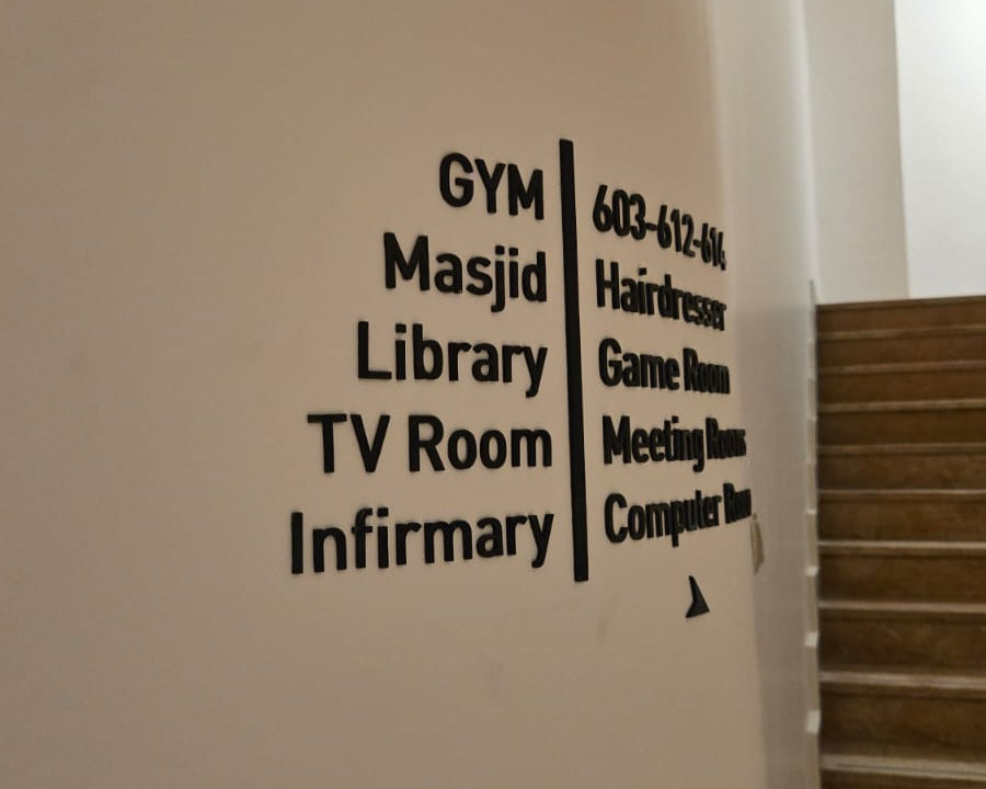 Custom Order Conrad Type Sign