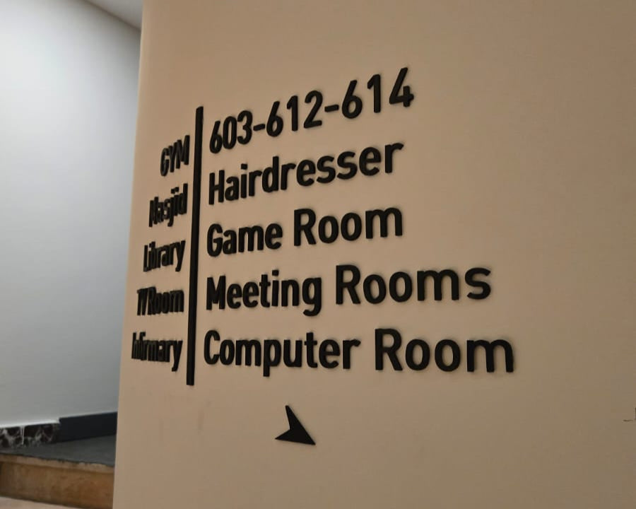 Custom Order Conrad Type Sign