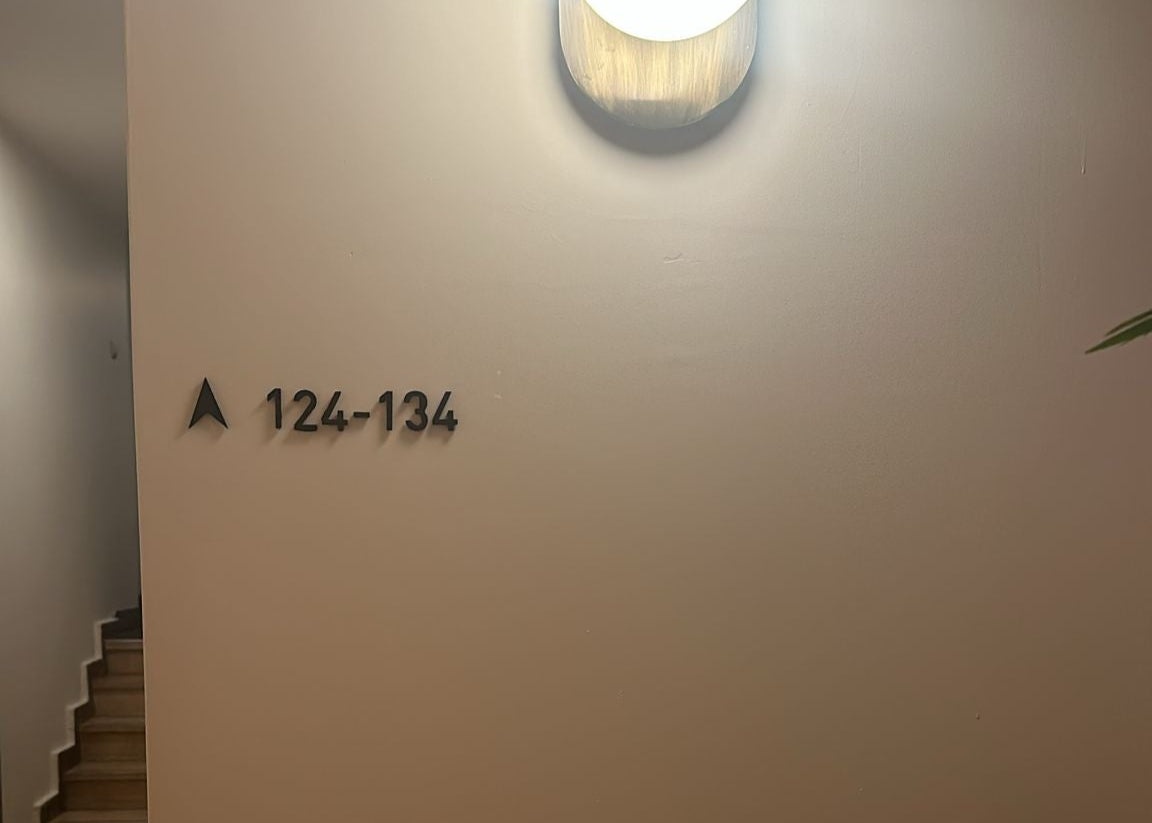 Custom Order Conrad Type Sign