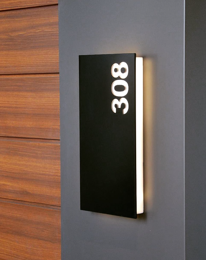 Illuminated Room Number