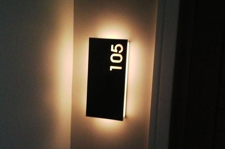 Illuminated Room Number