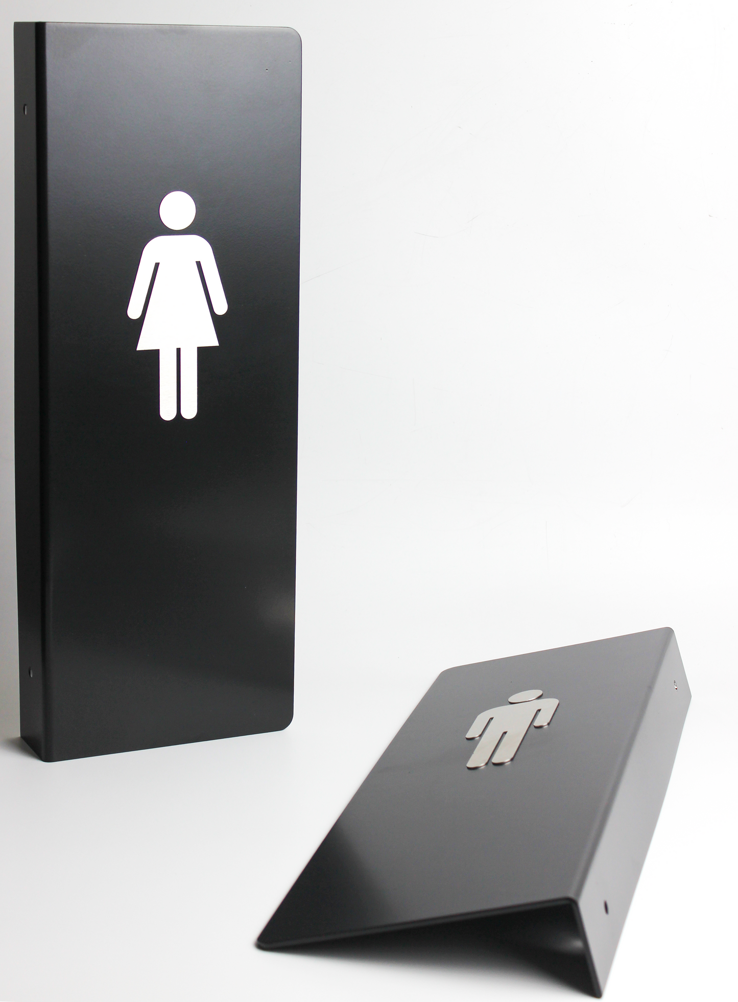 Men's and Women's Restroom Sign | Wall-Mounted Sign for Cafes and Restaurants