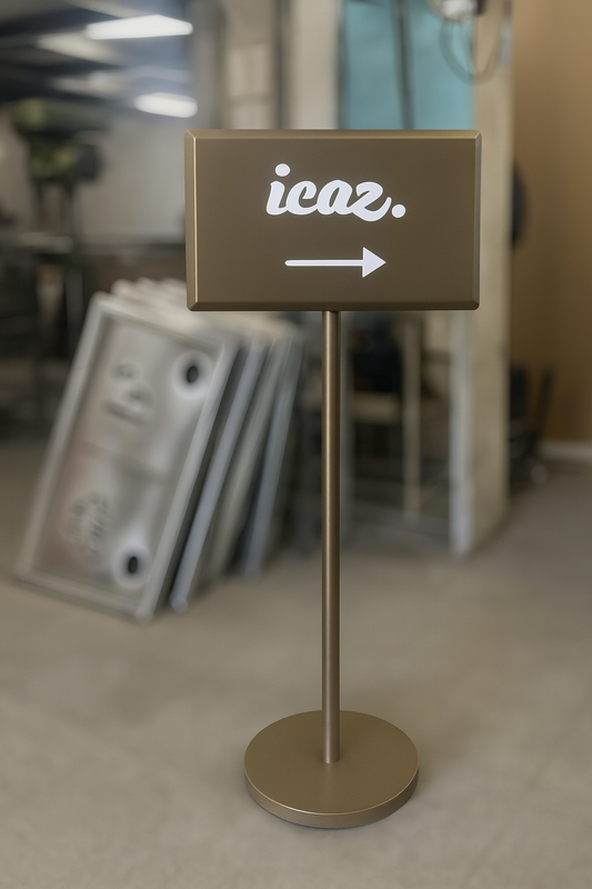 Freestanding Directional Sign | Tip-Resistant Parking Lot Entrance Sign