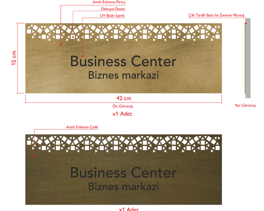 Custom-made Directional Sign