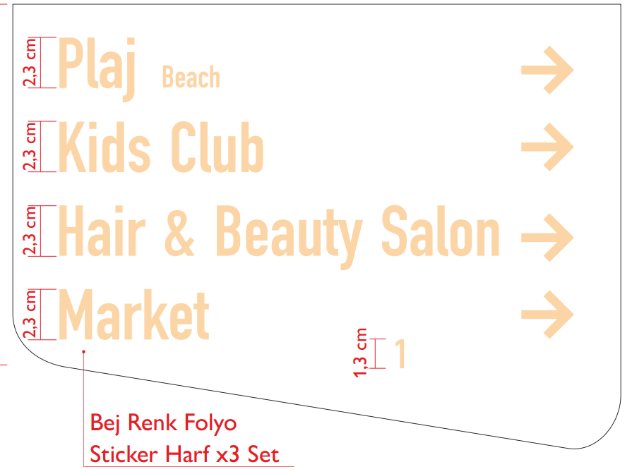 Custom Order Sticker Letters