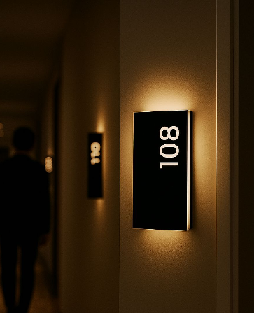 Custom Order Sample Illuminated Room Number