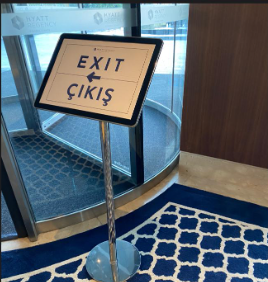 Custom-Ordered Freestanding Directional Sign