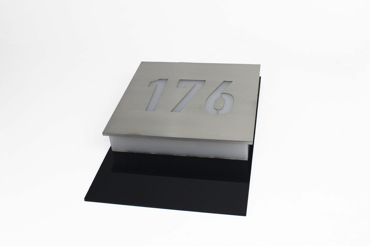 Illuminated Minimalist Room Number