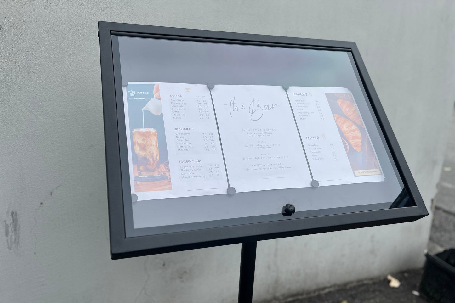 Restaurant Menu Board