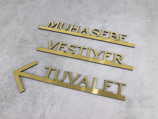Custom Order Directional Signs