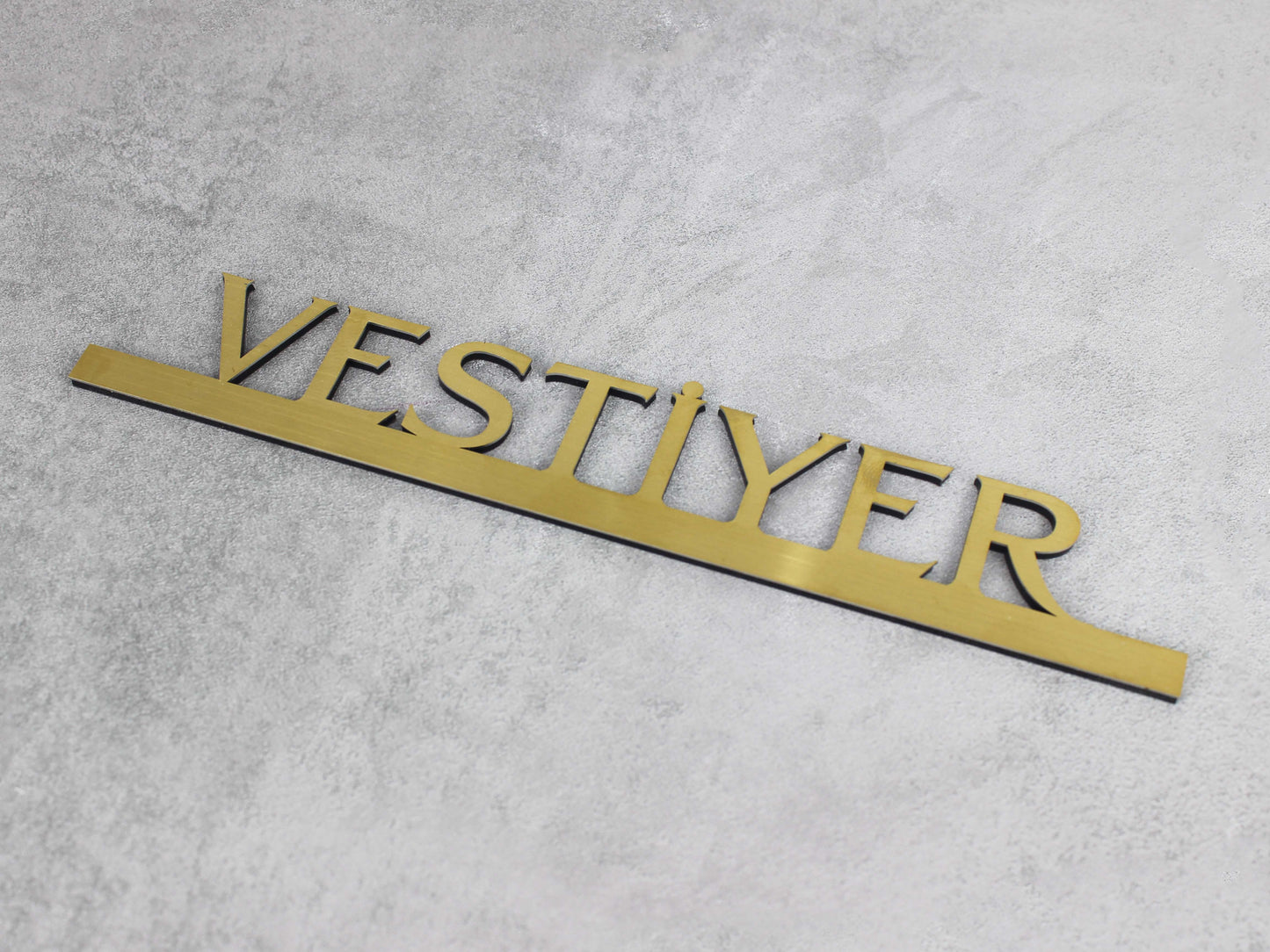 Custom Order Cloakroom Sign