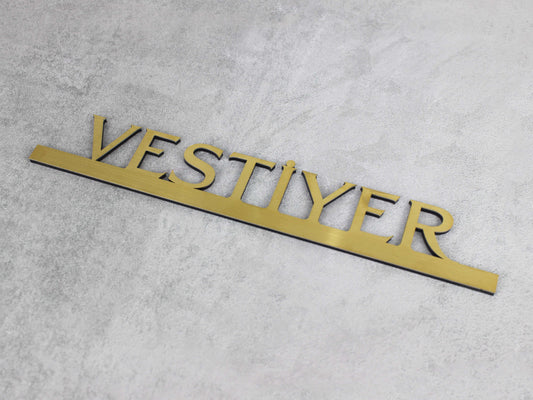 Custom Order Cloakroom Sign