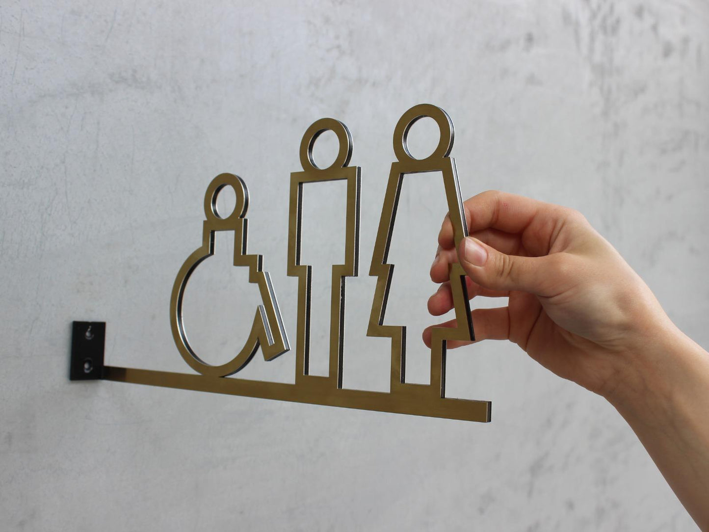 Console Toilet Signs