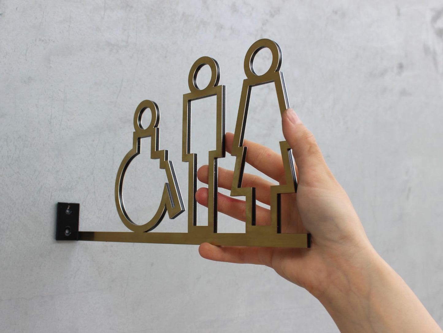 Console Toilet Signs