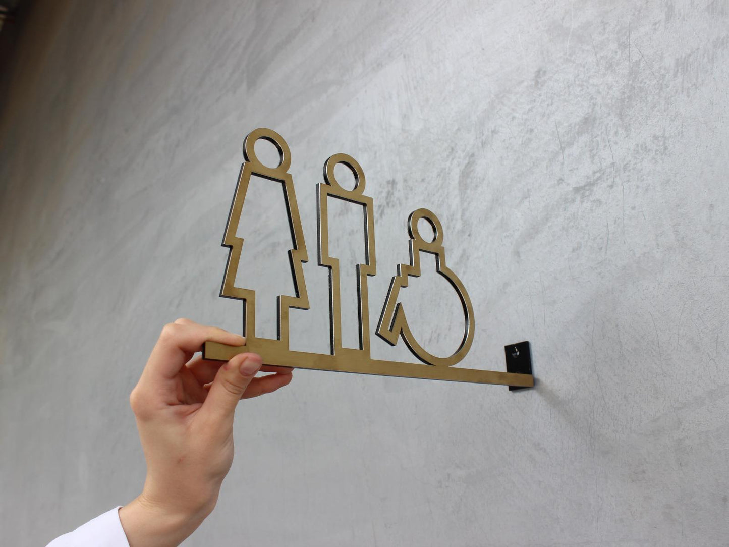 Console Toilet Signs