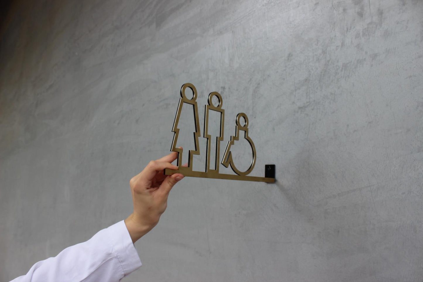 Console Toilet Signs