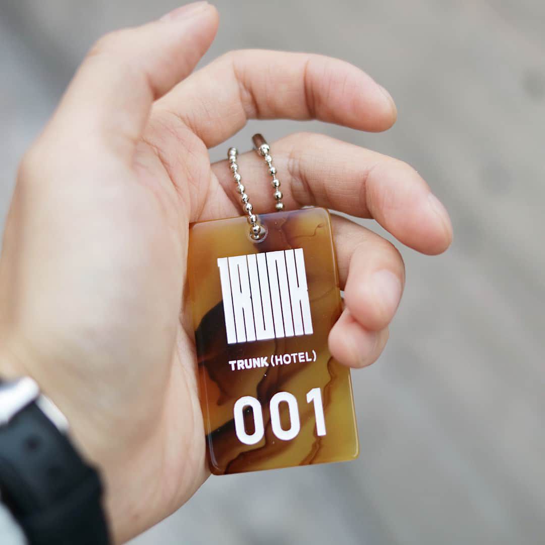 Colorful Hotel Door Keyring