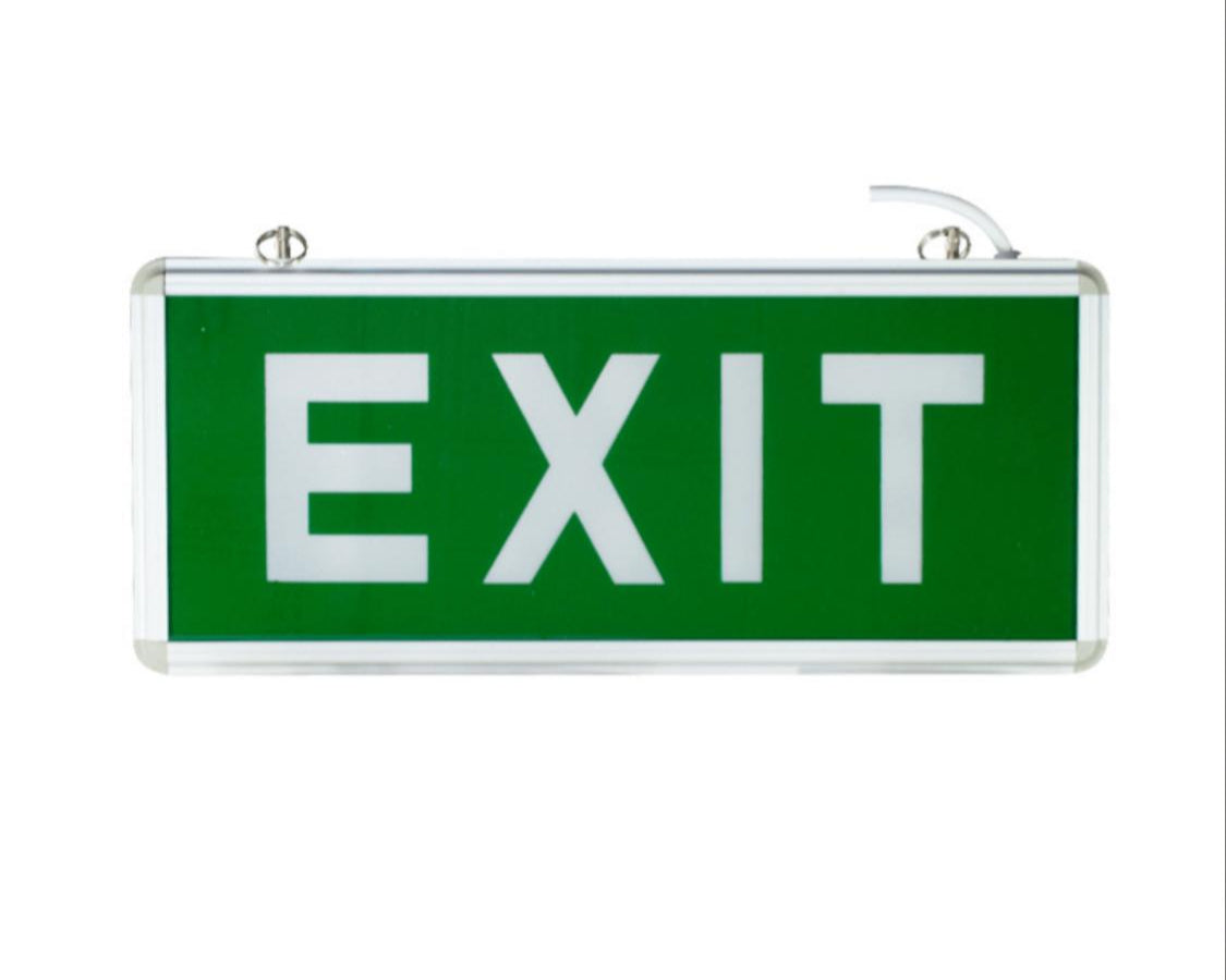 Rechargeable LED Exit Fixture