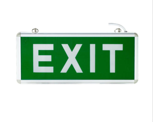 Rechargeable LED Exit Fixture