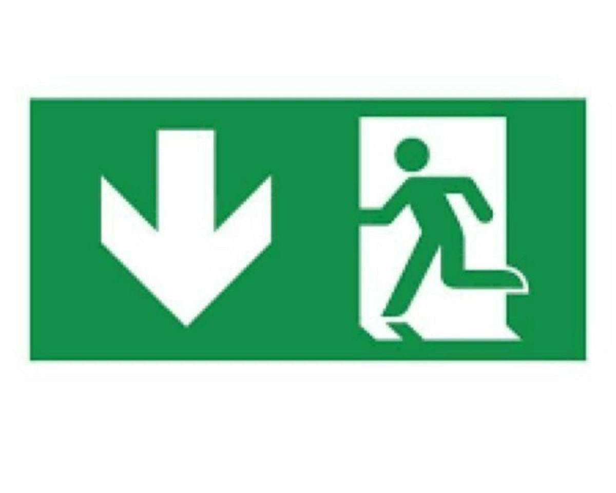 Rechargeable LED Exit Fixture