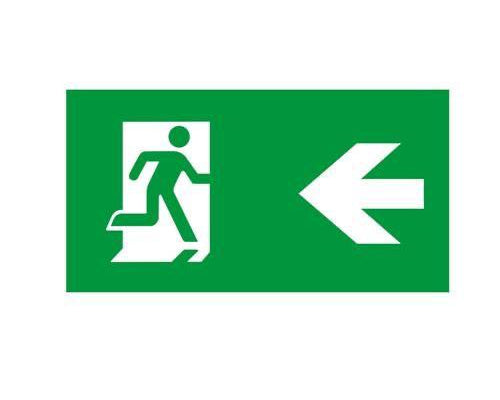 Rechargeable LED Exit Fixture