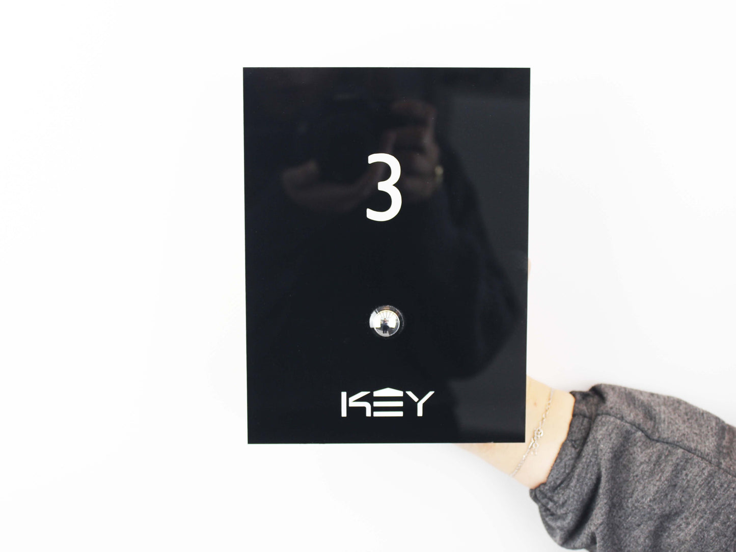 Button-operated Room Number Custom Order