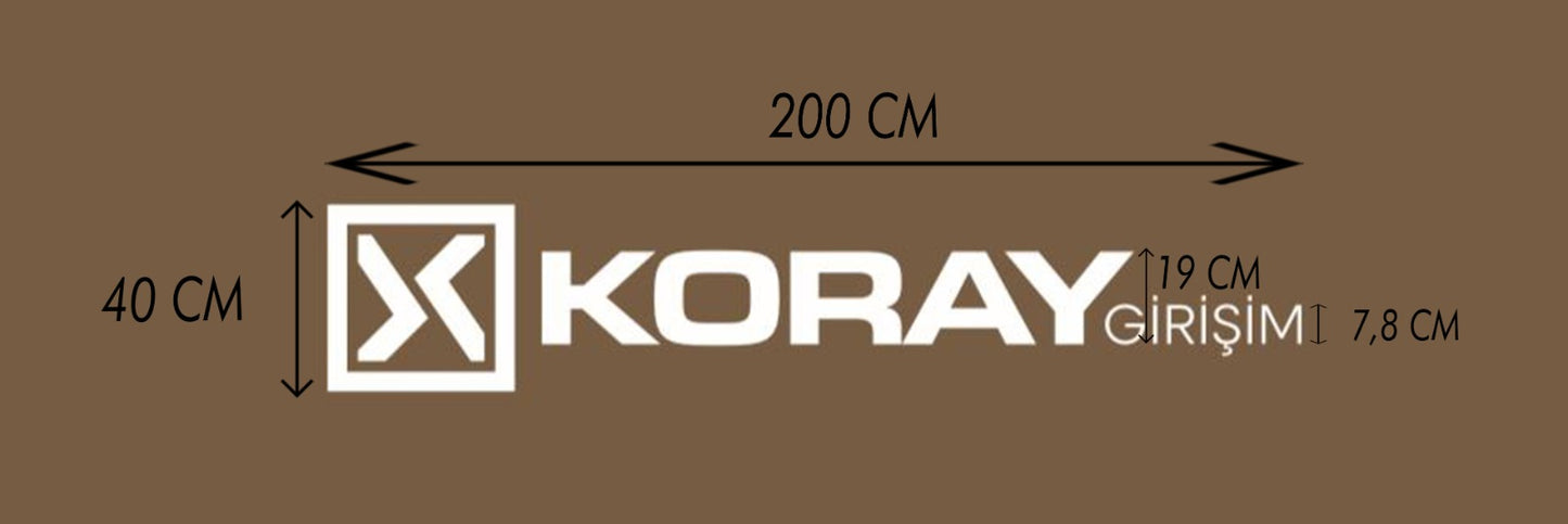 Custom Order Koray Girişim Logo