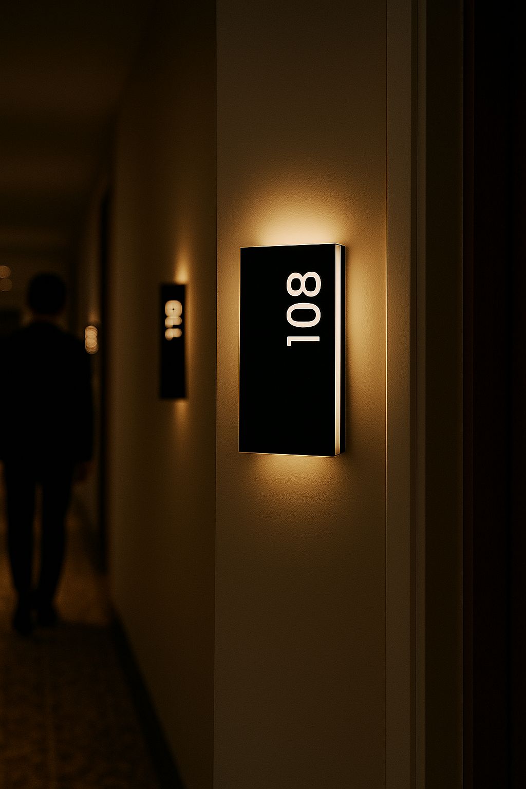 Illuminated Room Number