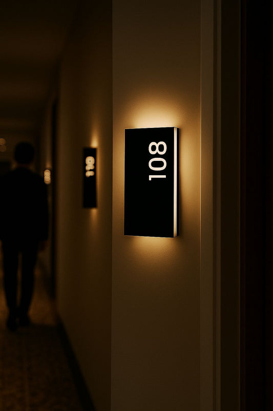 Illuminated Room Number