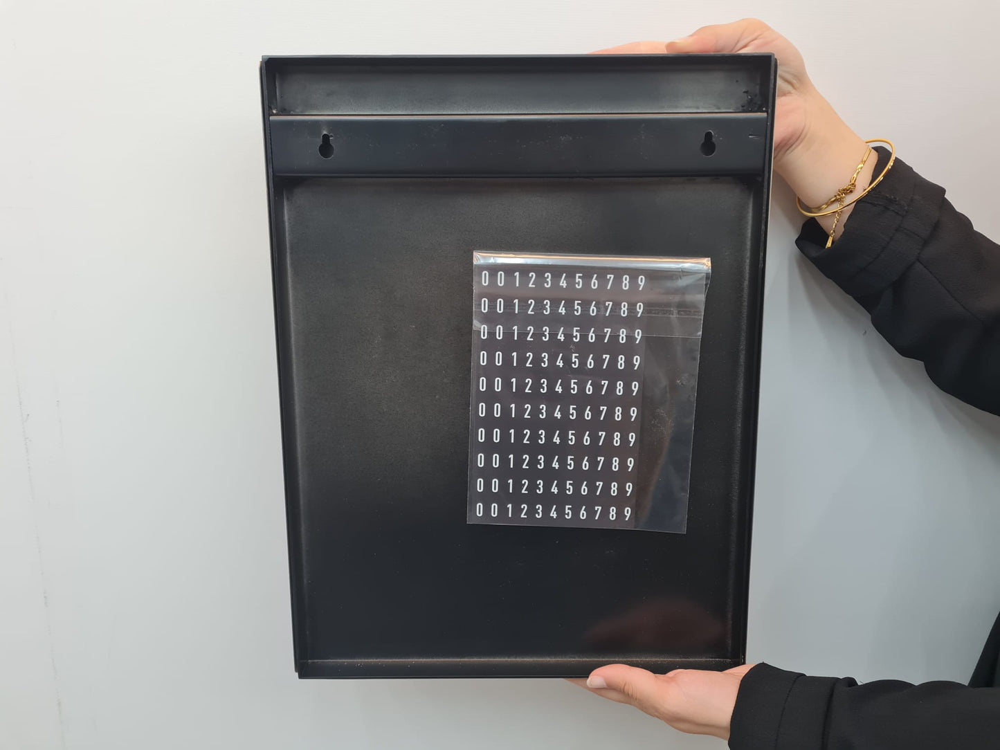 Wall-Mounted Currency and Room Rate Display Board