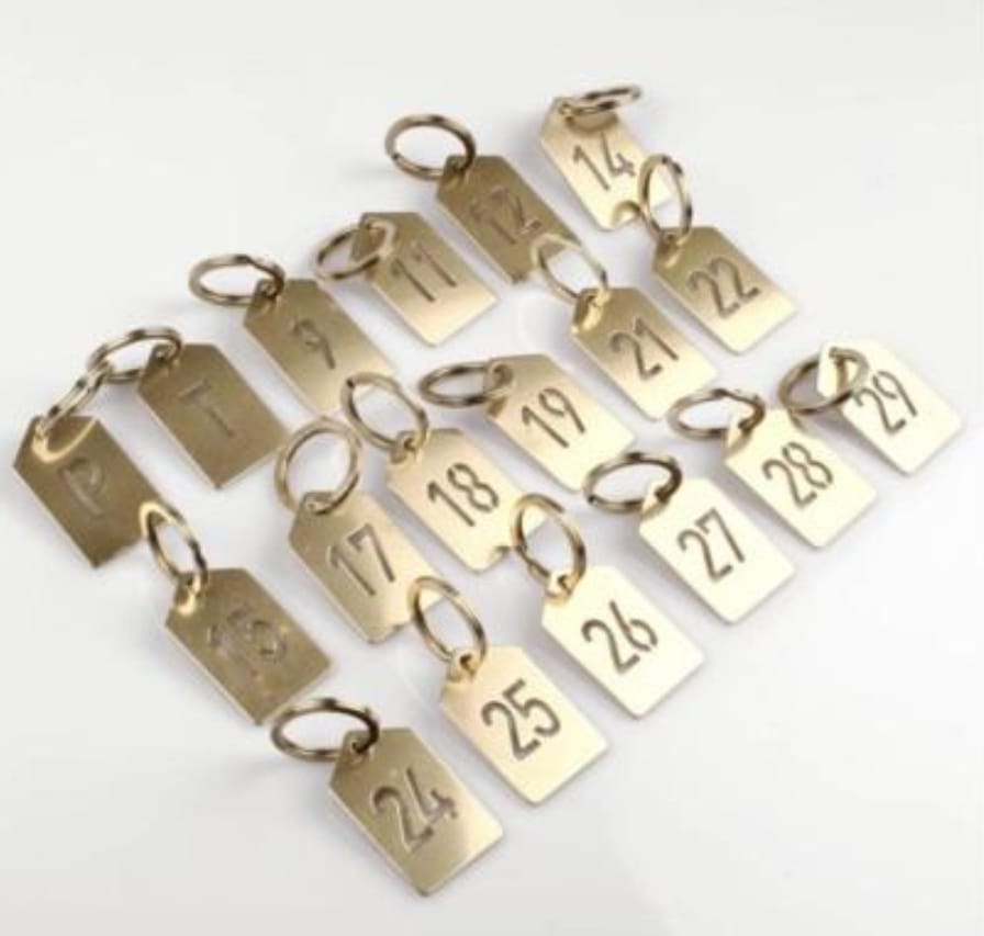 Custom Order Gold Painted Keychain