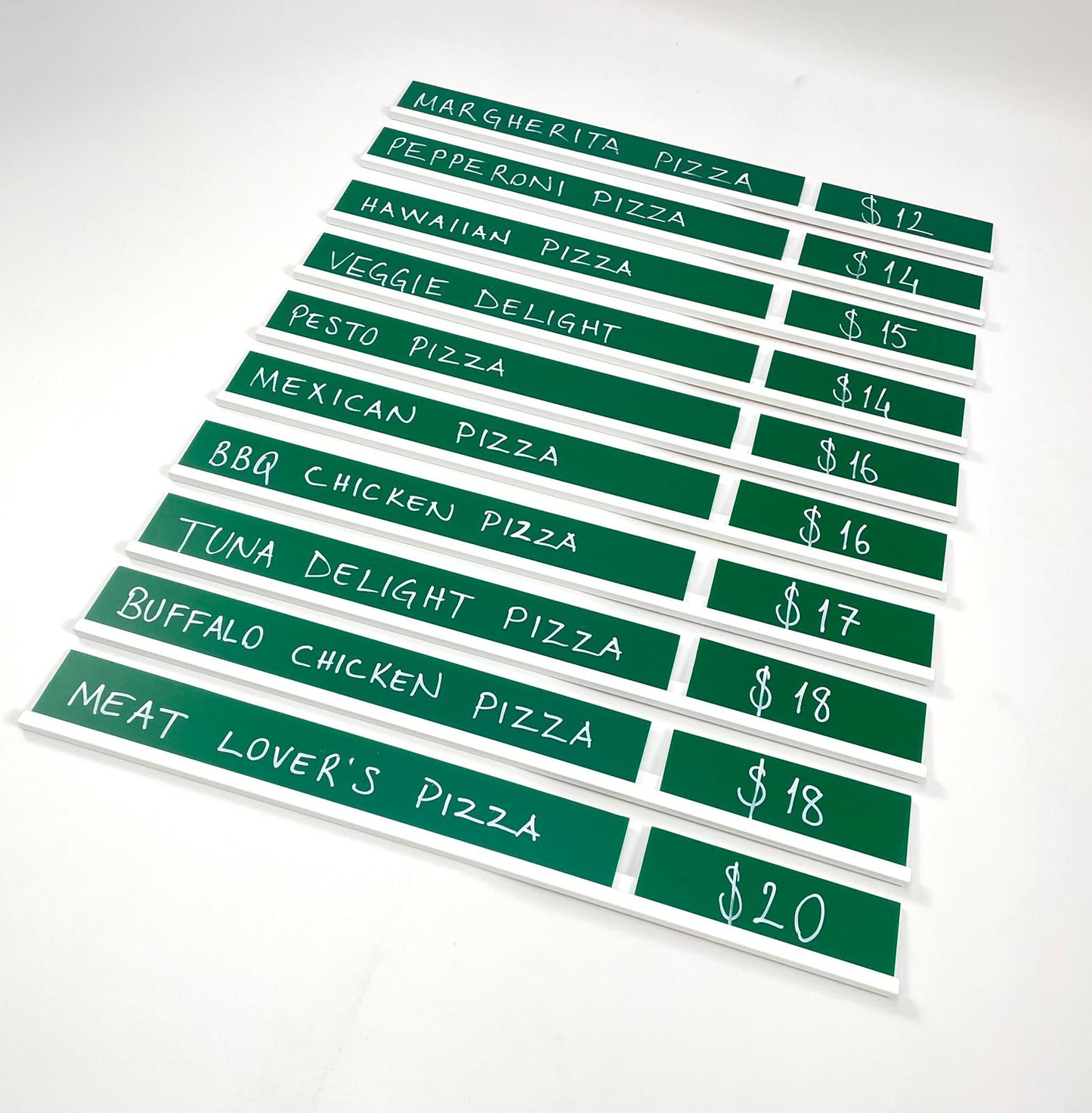 Write-and-Erase Menu Board – Updatable Price List for Cafes, Restaurants, and Buffets