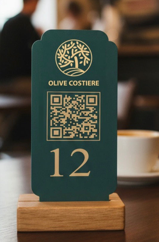 Custom Order QR Menu Stand