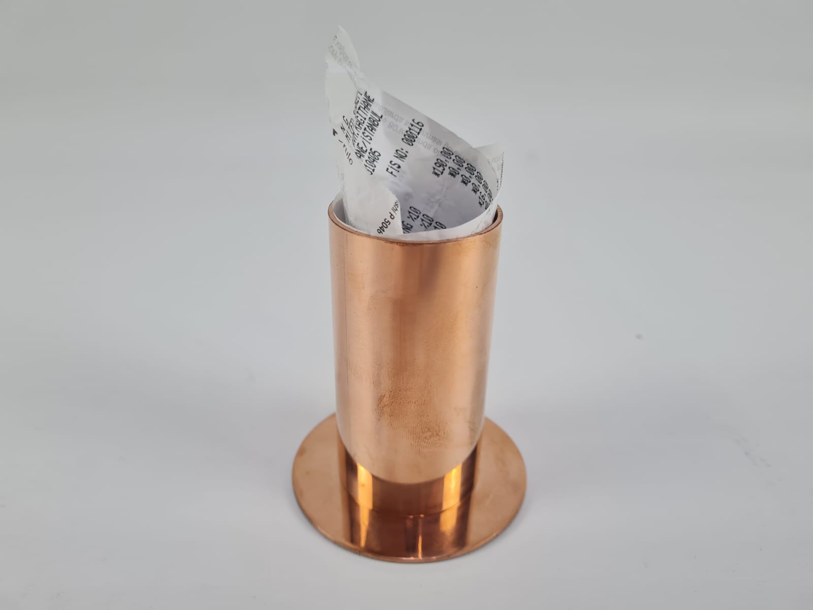 Profesyonel işletmeler için gerçek bakır adisyon tutucu