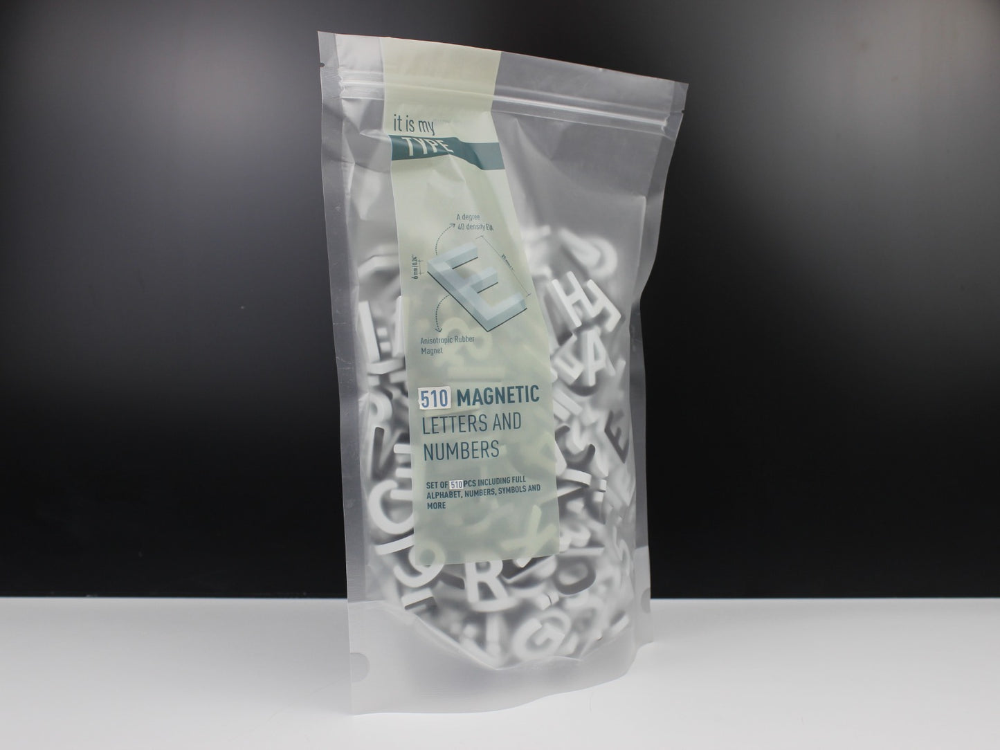 Paket harflerin birarada görünüşü