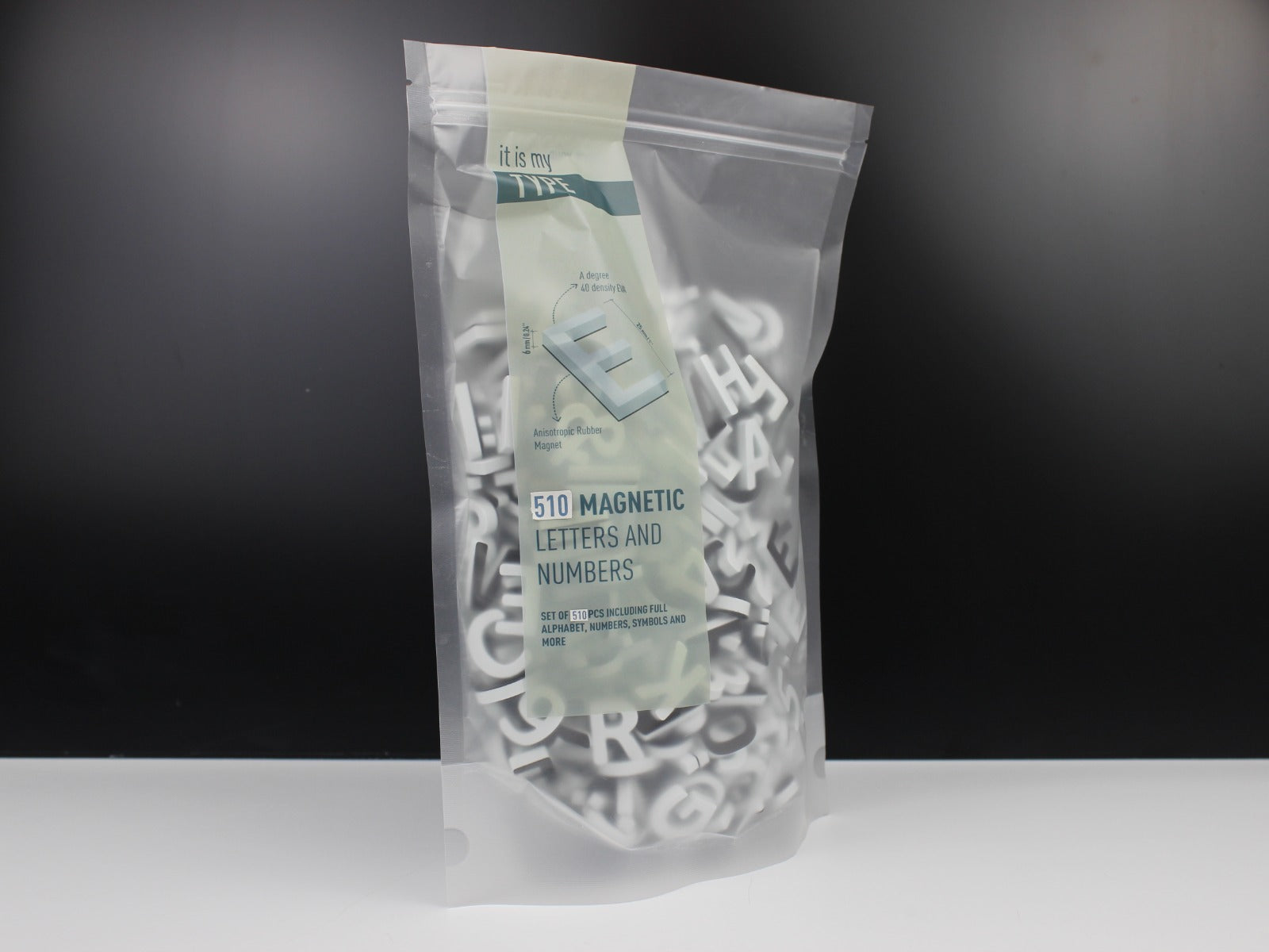 Paket harflerin birarada görünüşü