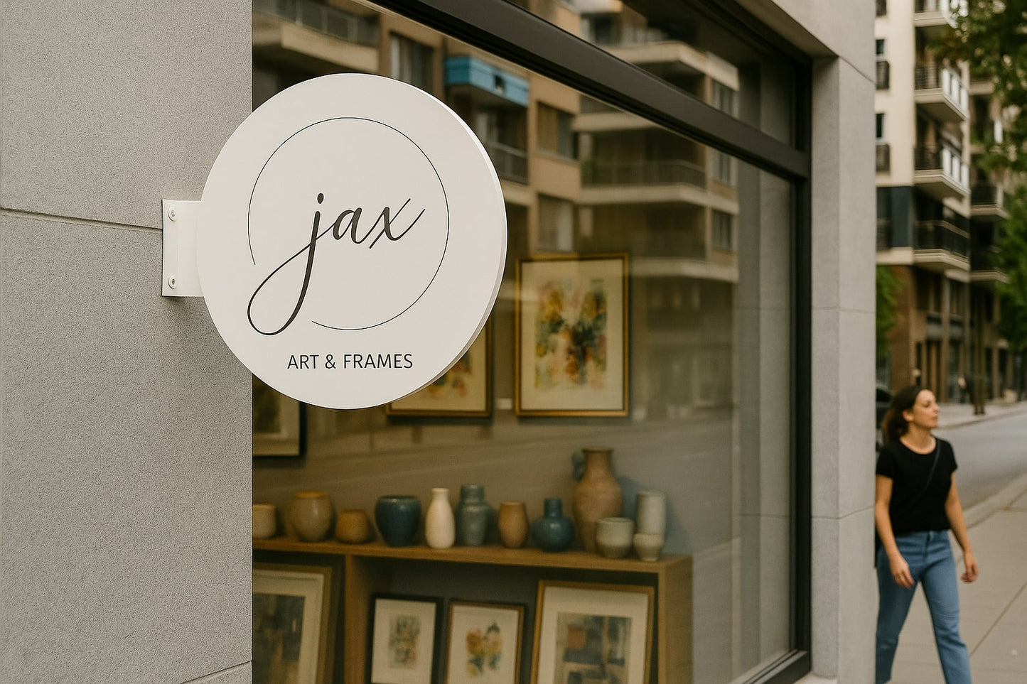 Çift taraflı kullanım imkanı sunan, işletmelere özel baskılı tabela.