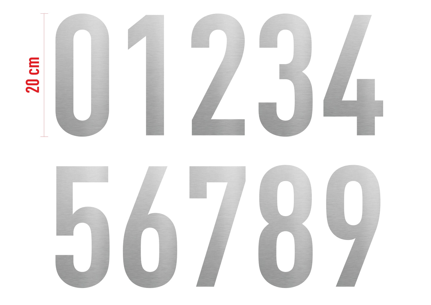 Illuminated Door Number | Stainless Steel &amp; LED Backlit Number Sign