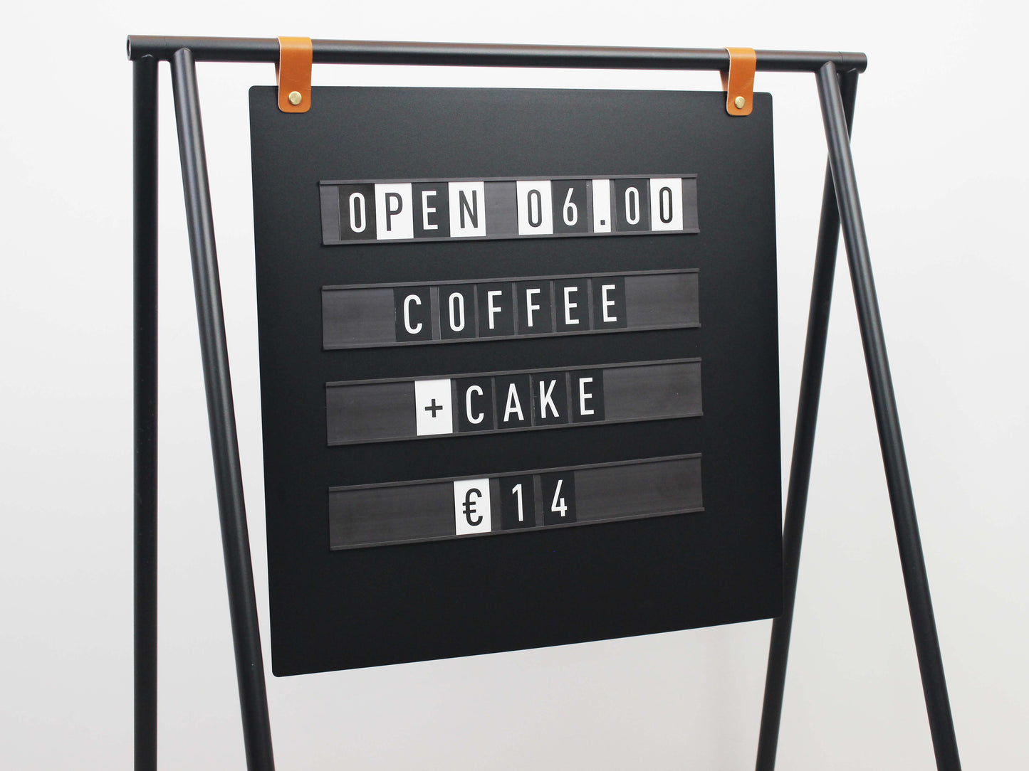 Kafelerde tercih edilen raylı harf sistem örneği.