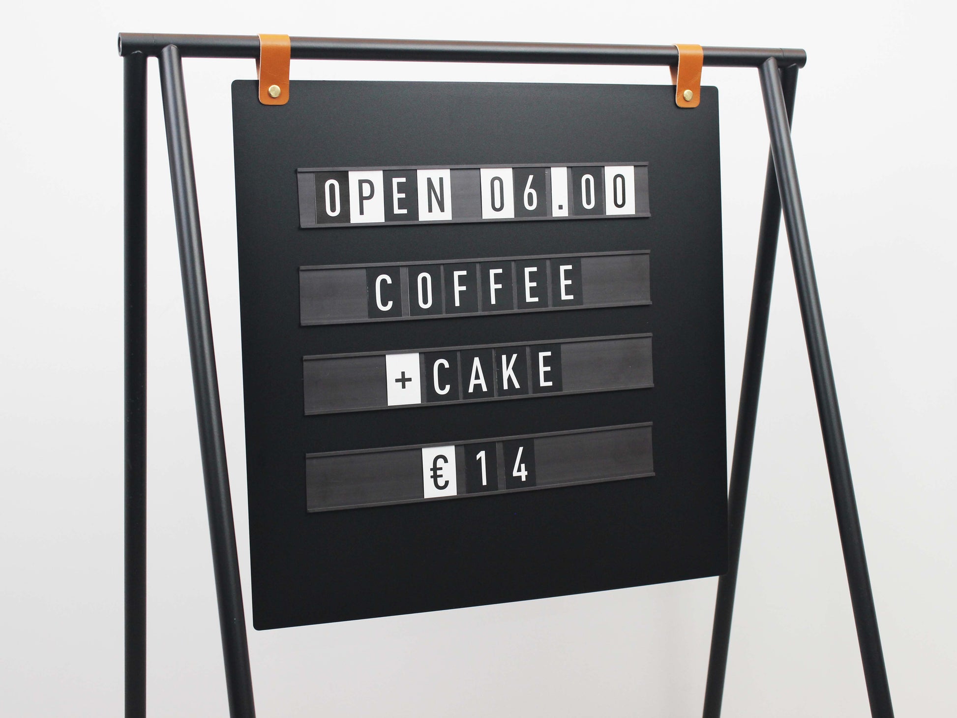 Kafelerde tercih edilen raylı harf sistem örneği.