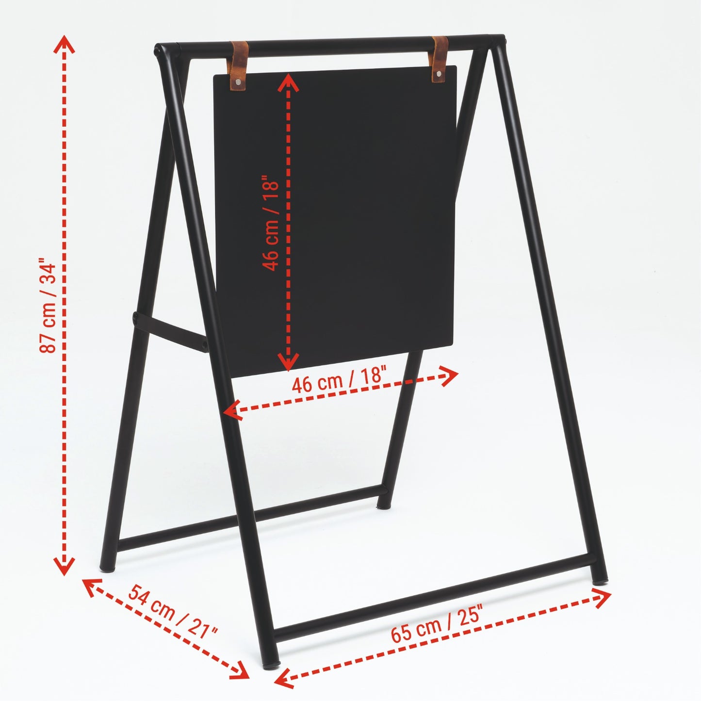 Sidewalk Sign, Freestanding, Double-Sided | Foldable Shop Sign with Brand Logo Print