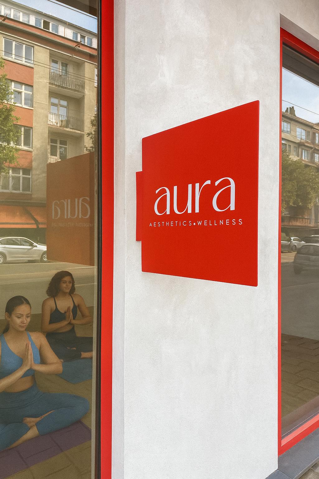 Reklam ve yönlendirme amaçlı kullanılan kare tabela.