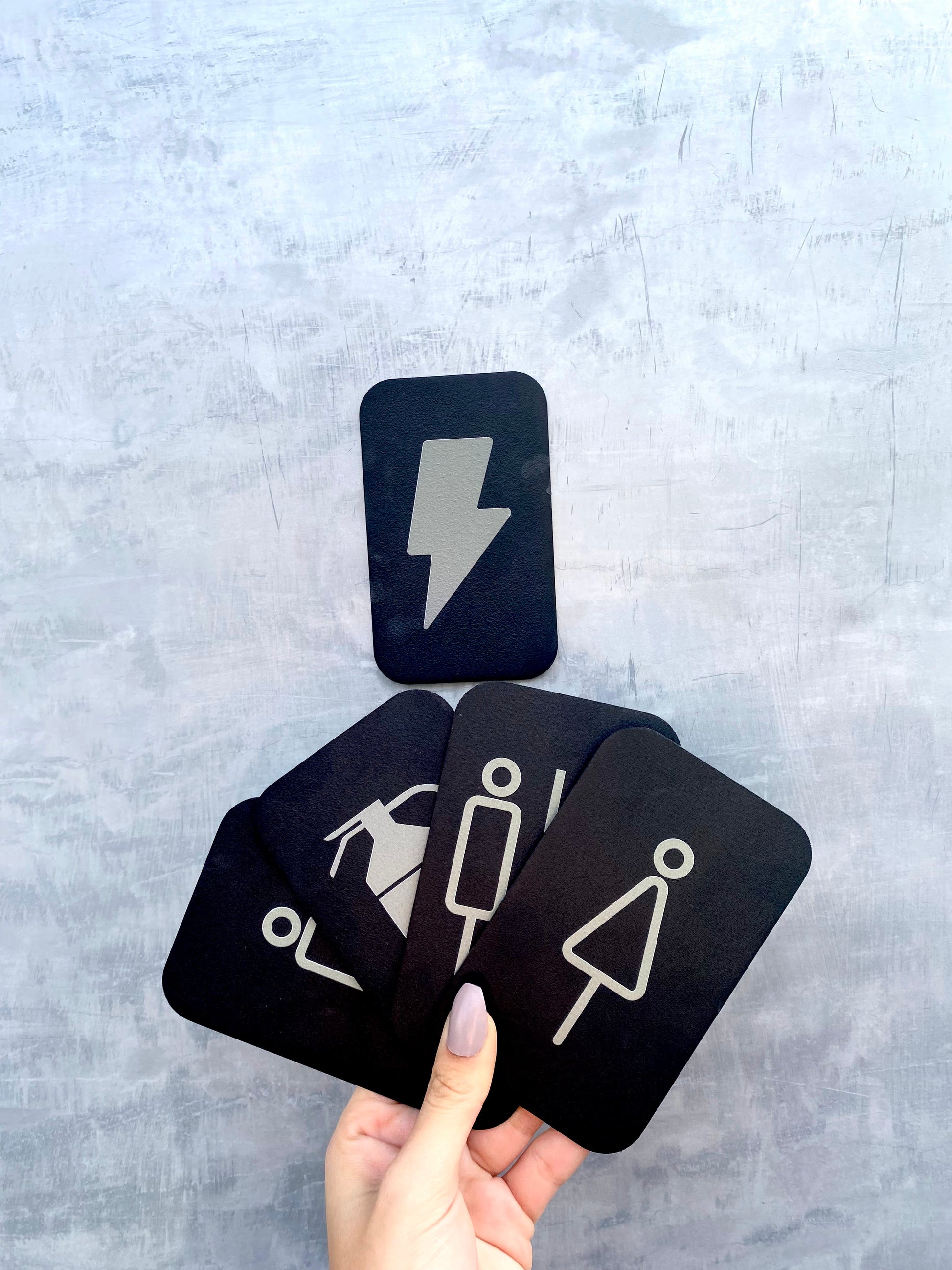 Elektrik panosu için metal uyarı işareti