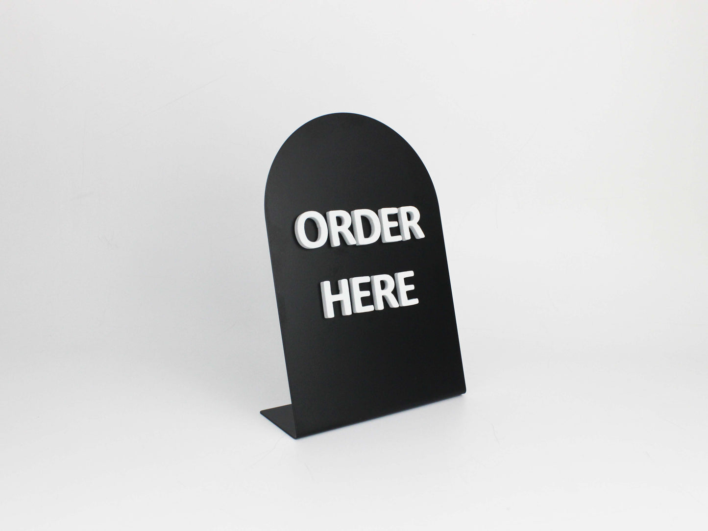 Kafe ve restoranlar için ideal masaüstü bilgilendirme panosu.