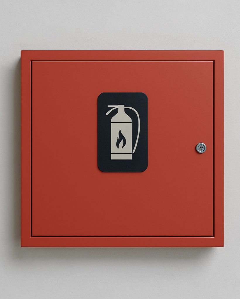 Yangın hortumu işareti metal tabela 8x12 cm