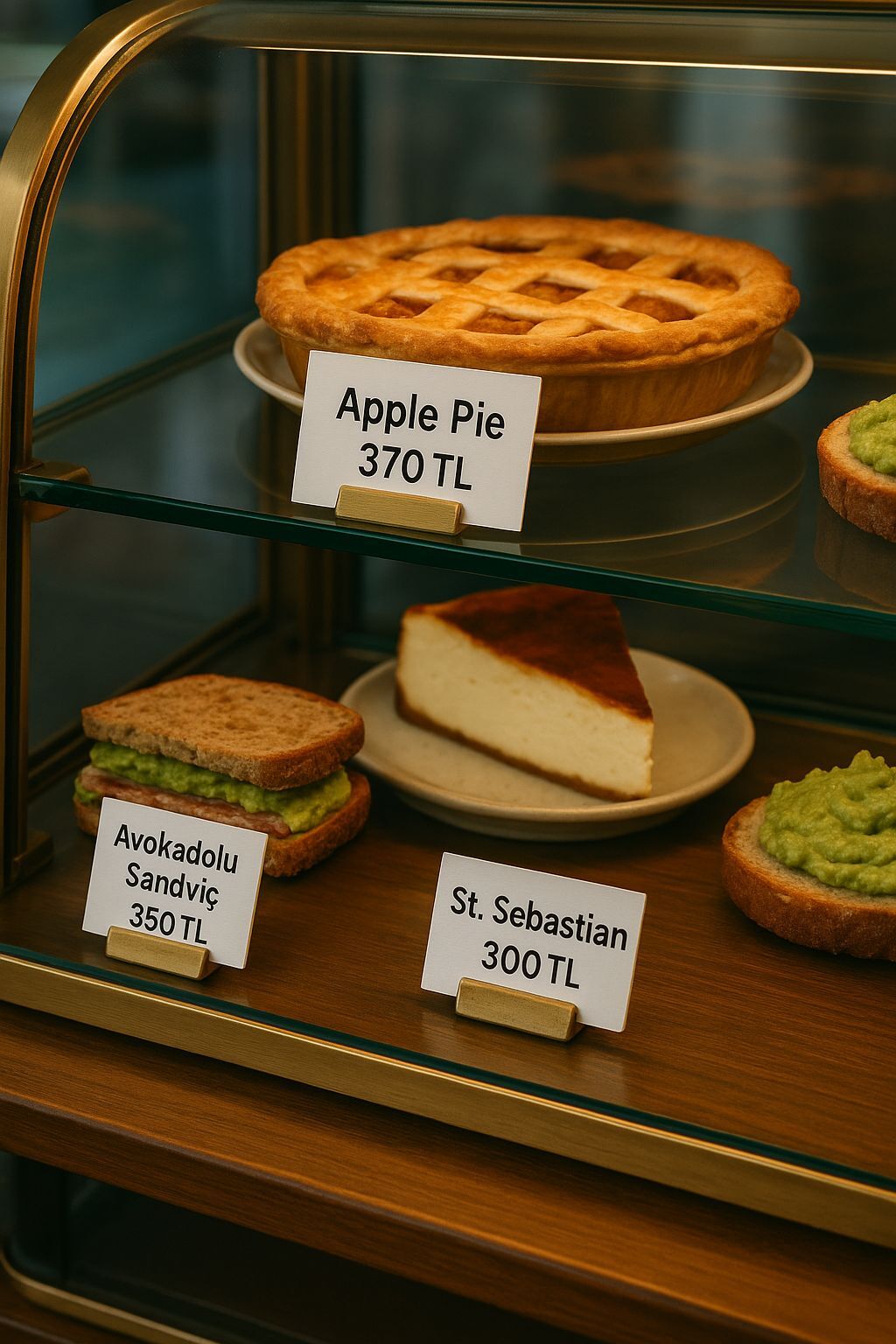 Dekoratif amaçla kullanılan pirinç isimlik